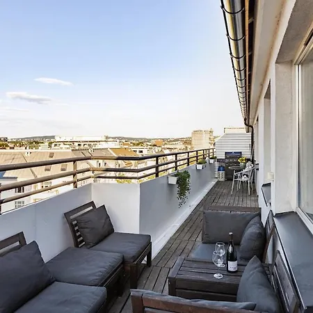 Frogner 2br, Floor, Large Private Roof Terrace Oslo
